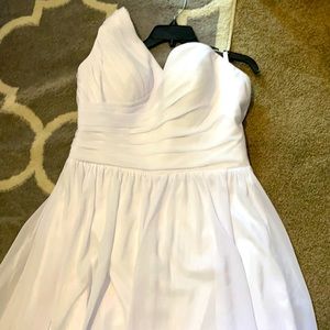 White Brides Dress(not ivory) or bridesmaid